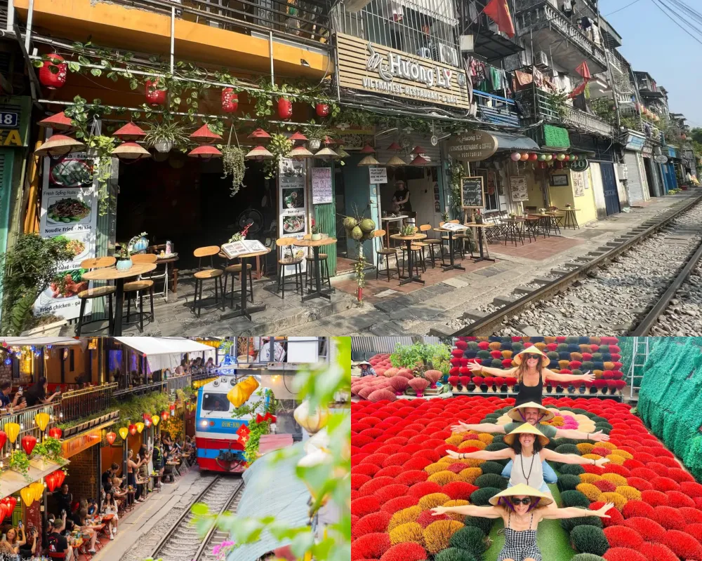 Quang Phu Cau香村 & 火車街
