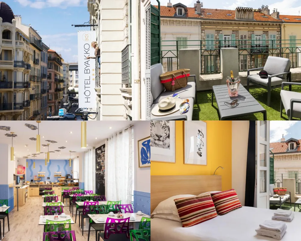 尼斯中央拜科飯店 Hôtel Byakko Nice