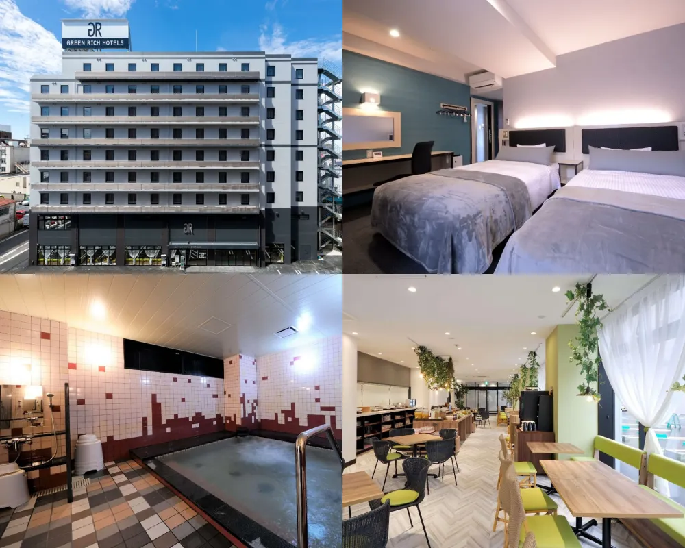 Green Rich Hotel Tottori Ekimae GREEN RICH酒店 鳥取站前